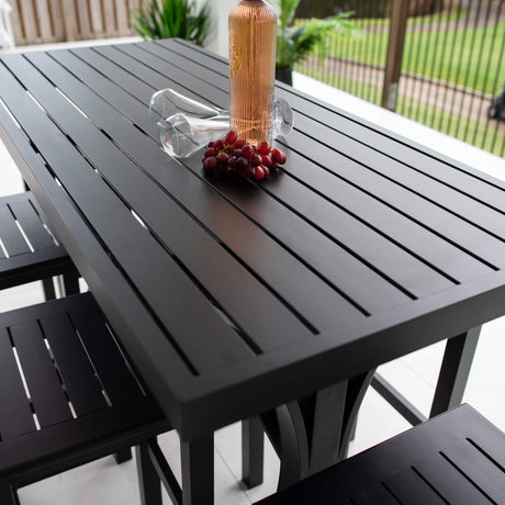 Kirra Bergen - 7pce (150x65) - Outdoor Bar Set
