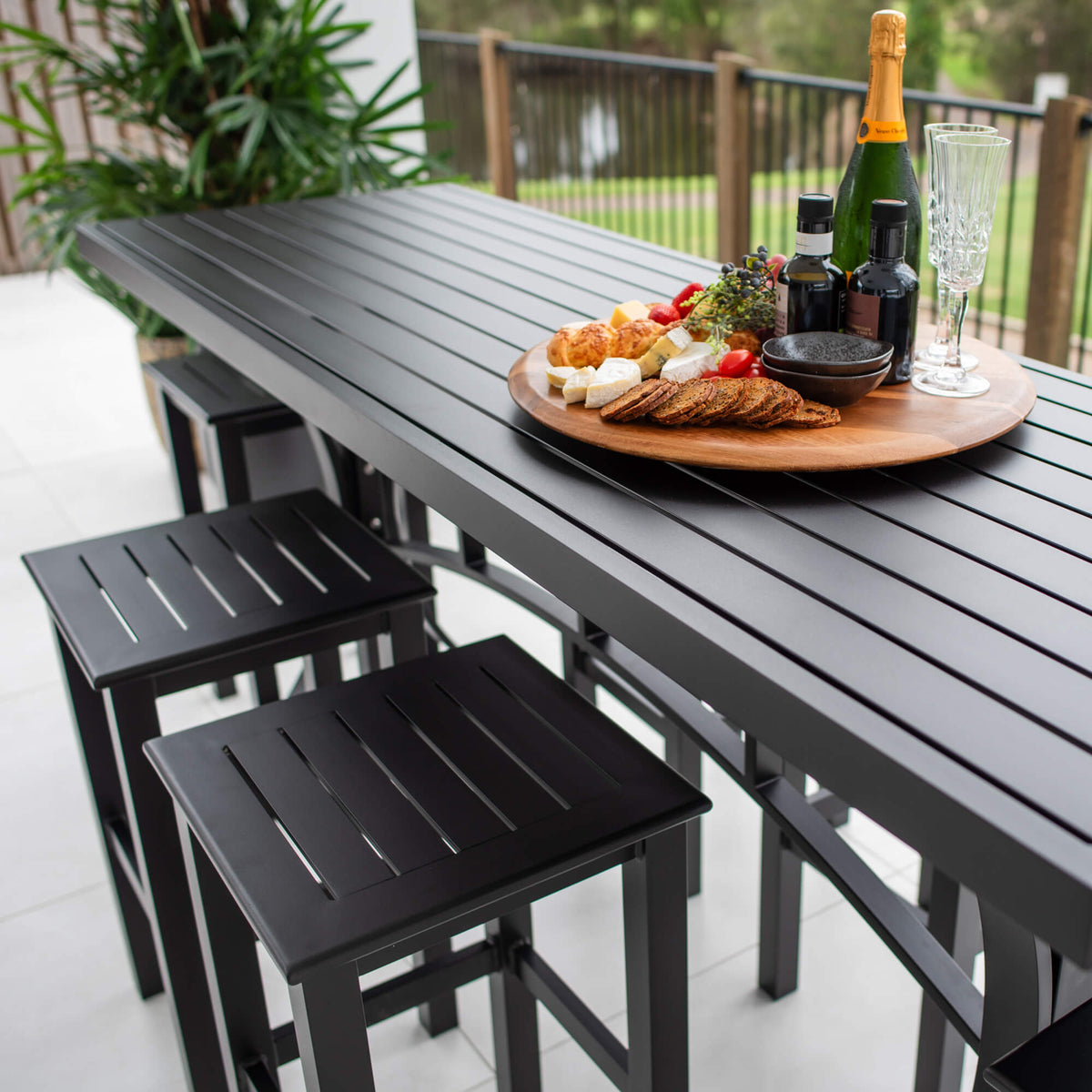 Kirra Bergen - 7pce (200x65) - Outdoor Bar Set