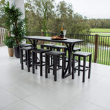 Kirra Bergen - 9pce (200x65) - Outdoor Bar Set