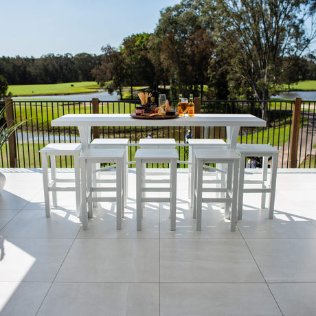 Kirra Bergen - 9pce (200x65) - Outdoor Bar Set