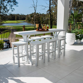 Kirra Bergen - 9pce (200x65) - Outdoor Bar Set