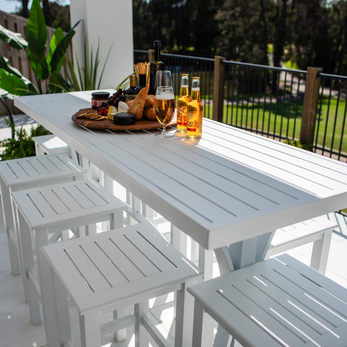 Kirra Bergen - 9pce (200x65) - Outdoor Bar Set