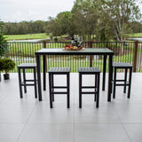 Kirra Hudson - 5pce (150x80) - Outdoor Bar Set