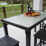 Kirra Hudson - 5pce (150x80) - Outdoor Bar Set