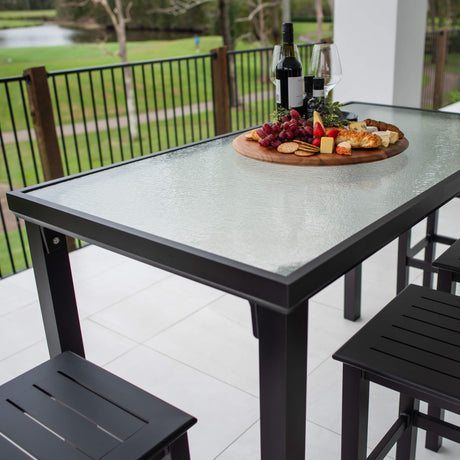 Kirra Hudson - 5pce (150x80) - Outdoor Bar Set