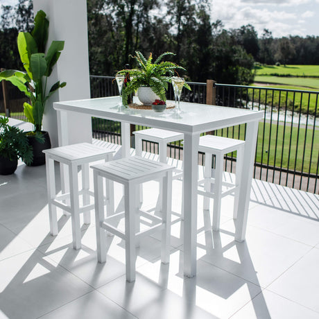 Kirra Hudson - 5pce (150x80) - Outdoor Bar Set