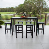 Kirra Hudson - 7pce (150x80) - Outdoor Bar Set