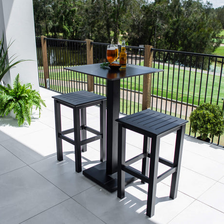 Kirra Lennox - 3pce (60x60) - Outdoor Bar Set