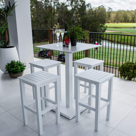 Kirra Lennox - 5pce (70x70) - Outdoor Bar Set