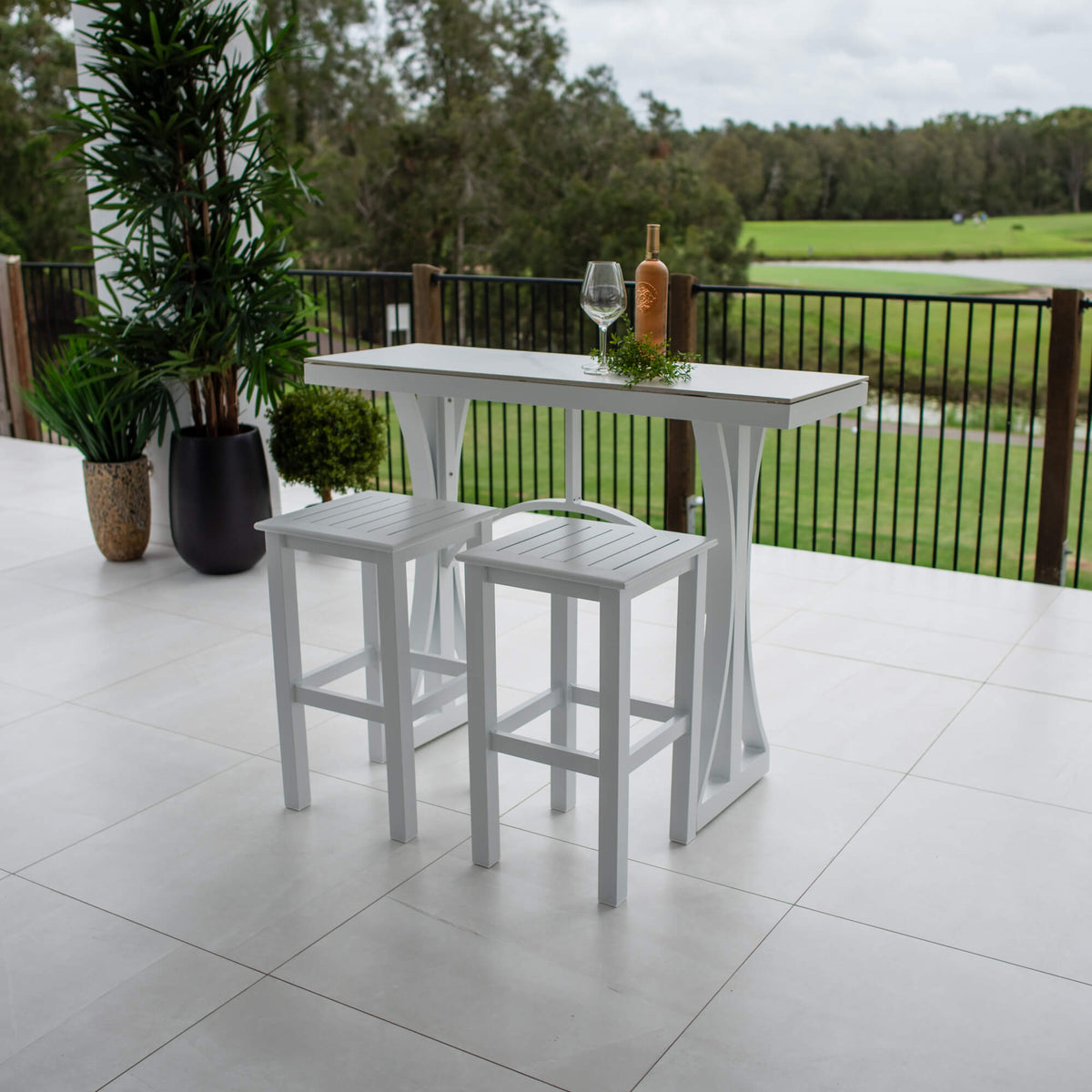 Kirra Malibu - 3pce (130x45) - Outdoor Bar Set