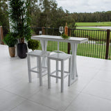 Kirra Malibu - 3pce (130x45) - Outdoor Bar Set