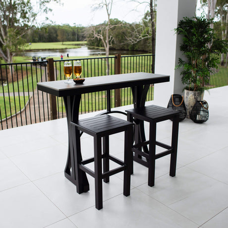 Kirra Malibu - 3pce (130x45) - Outdoor Bar Set