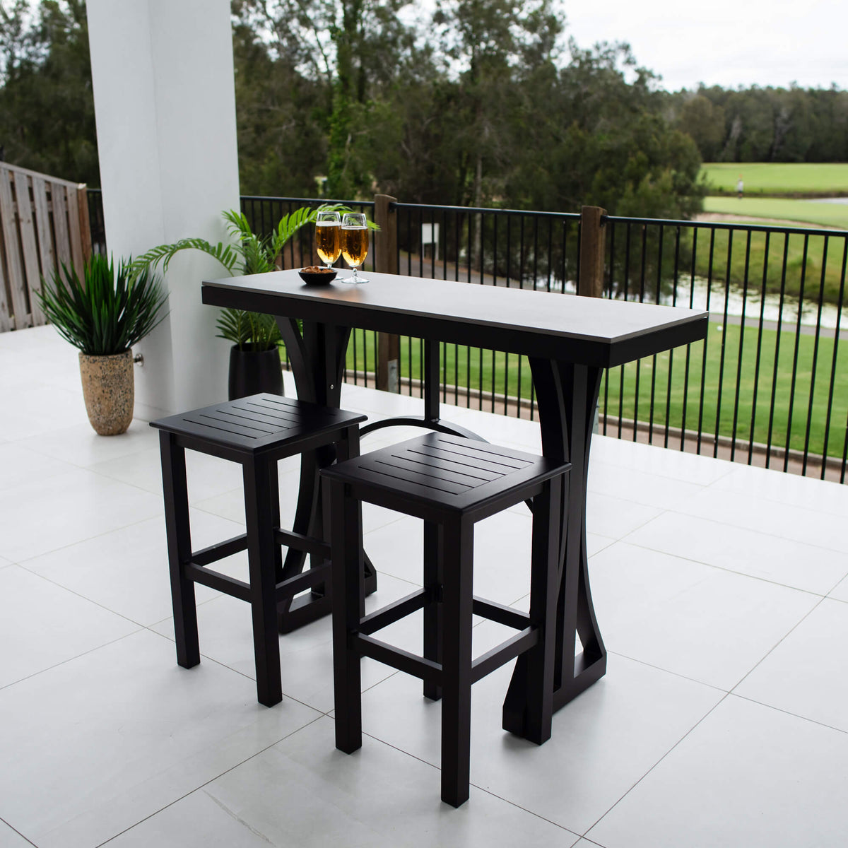 Kirra Malibu - 3pce (130x45) - Outdoor Bar Set
