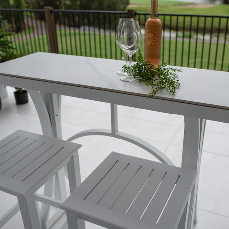 Kirra Malibu - 3pce (130x45) - Outdoor Bar Set