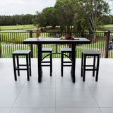 Kirra Malibu - 5pce (150x65) - Outdoor Bar Set