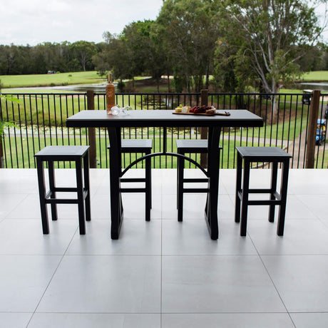Kirra Malibu - 5pce (150x65) - Outdoor Bar Set