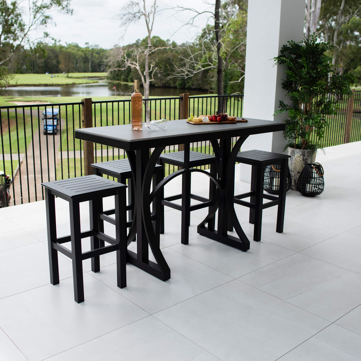 Kirra Malibu - 5pce (150x65) - Outdoor Bar Set