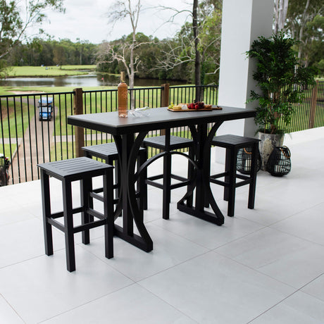 Kirra Malibu - 5pce (150x65) - Outdoor Bar Set