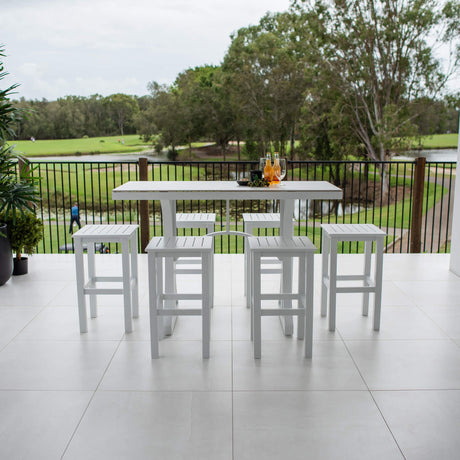 Kirra Malibu - 7pce (150x65) - Outdoor Bar Set