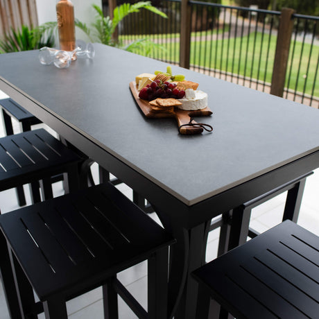 Kirra Malibu - 7pce (150x65) - Outdoor Bar Set