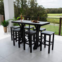 Kirra Malibu - 7pce (150x65) - Outdoor Bar Set