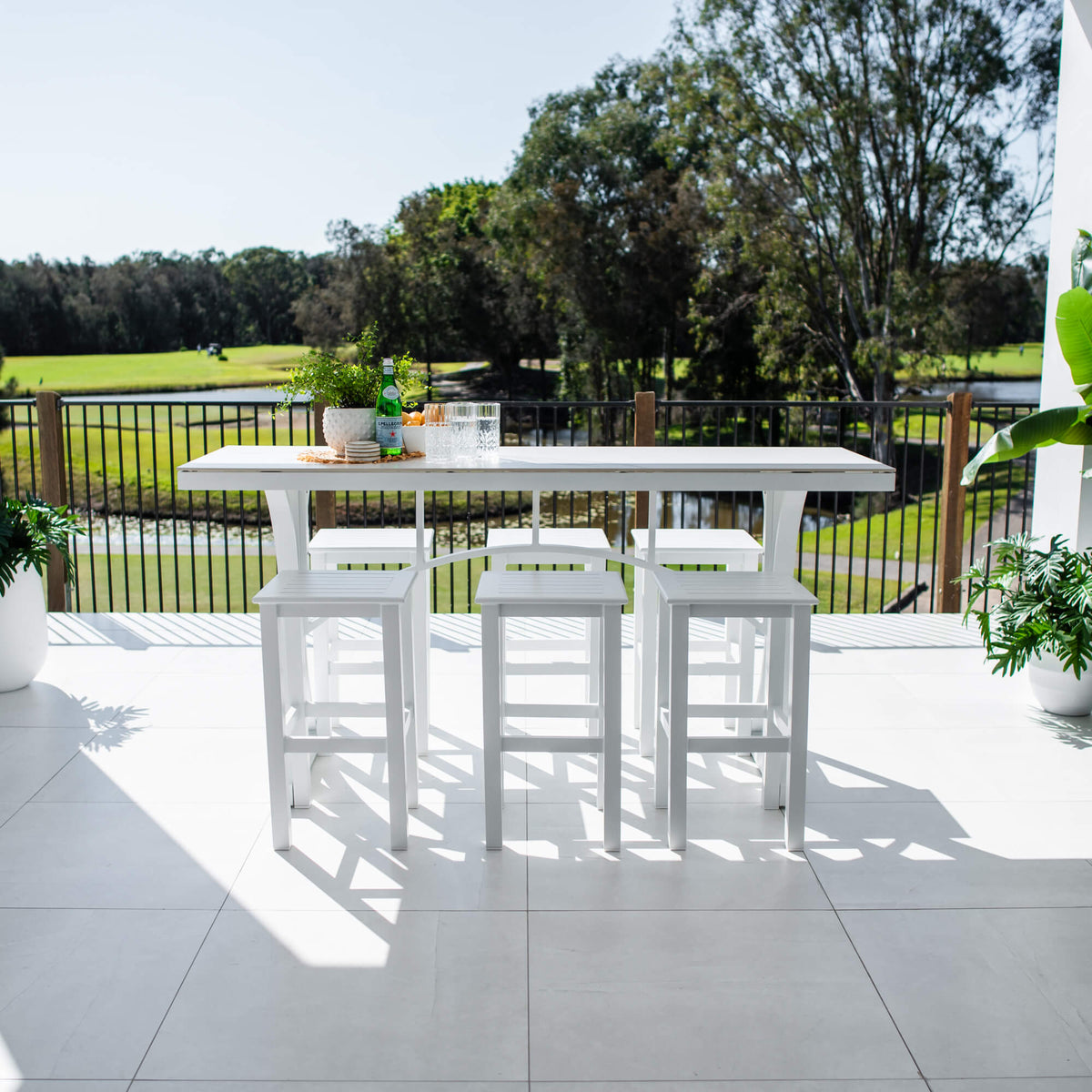 Kirra Malibu - 7pce (200x65) - Outdoor Bar Set