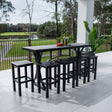 Kirra Malibu - 7pce (200x65) - Outdoor Bar Set