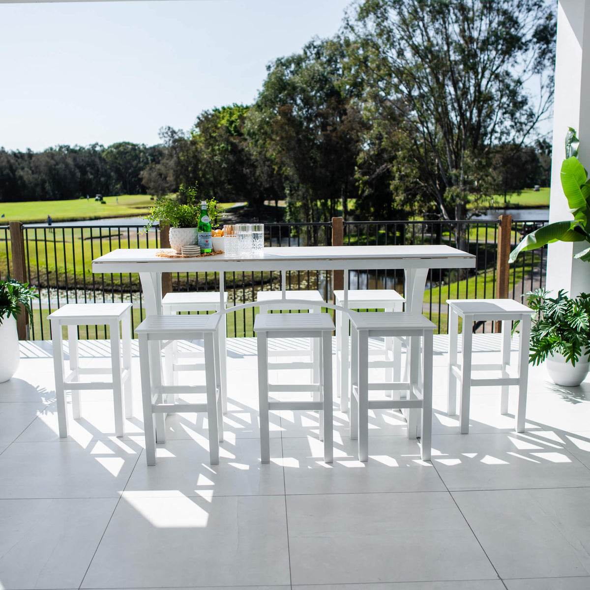 Kirra Malibu - 9pce (200x65) - Outdoor Bar Set