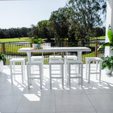 Kirra Malibu - 9pce (200x65) - Outdoor Bar Set