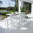 Kirra Malibu - 9pce (200x65) - Outdoor Bar Set