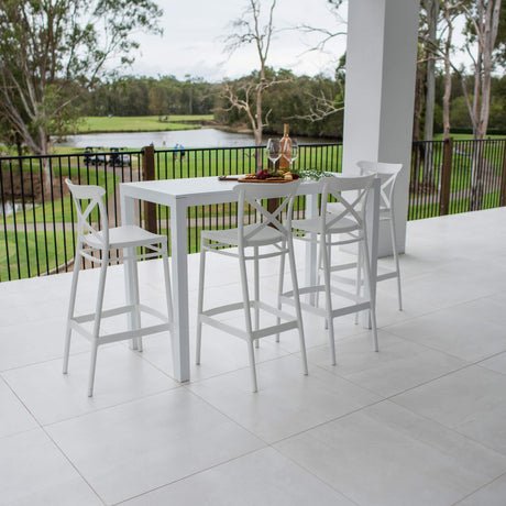 Portsea 75 Aria - 5pce (150x65) - Outdoor Bar Set