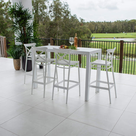 Portsea 75 Aria - 5pce (150x65) - Outdoor Bar Set