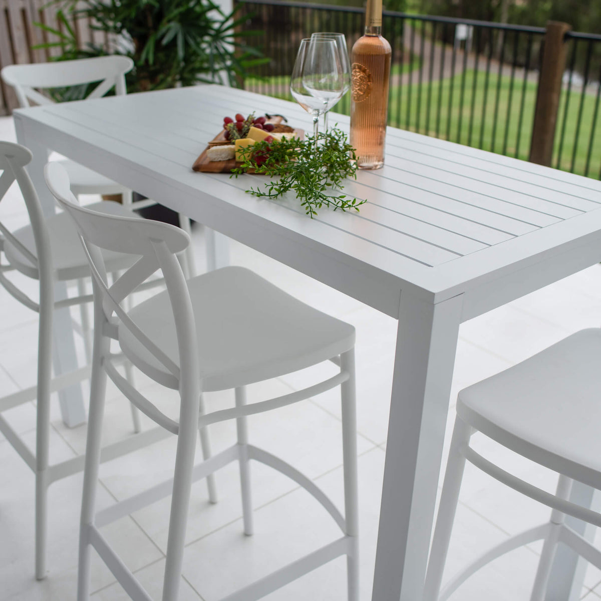 Portsea 75 Aria - 5pce (150x65) - Outdoor Bar Set
