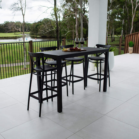 Portsea 75 Aria - 5pce (150x65) - Outdoor Bar Set