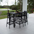 Portsea 75 Aria - 7pce (150x65) - Outdoor Bar Set
