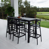 Portsea 75 Aria - 7pce (150x65) - Outdoor Bar Set
