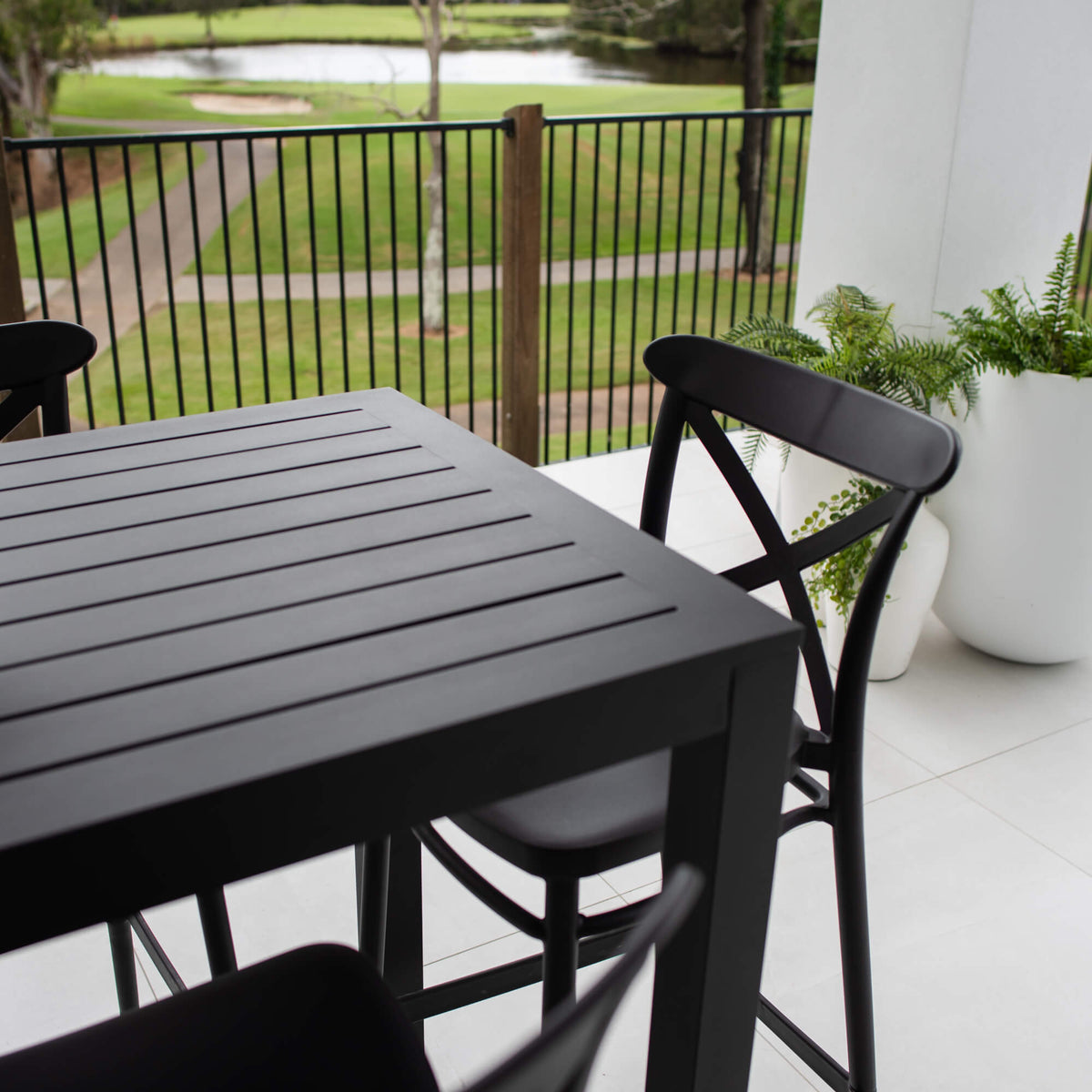 Portsea 75 Aria - 7pce (150x65) - Outdoor Bar Set