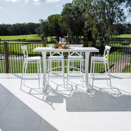Portsea 75 Bergen - 5pce (150x65) - Outdoor Bar Set