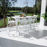 Portsea 75 Bergen - 7pce (150x65) - Outdoor Bar Set