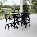 Portsea 75 Bergen - 7pce (150x65) - Outdoor Bar Set