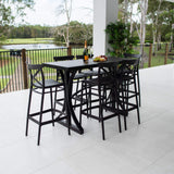 Portsea 75 Bergen - 7pce (150x65) - Outdoor Bar Set