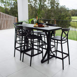 Portsea 75 Bergen - 7pce (150x65) - Outdoor Bar Set