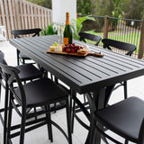 Portsea 75 Bergen - 7pce (150x65) - Outdoor Bar Set