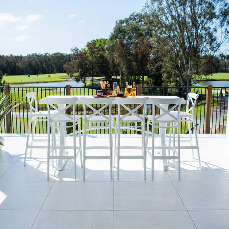 Portsea 75 Bergen - 7pce (200x65) - Outdoor Bar Set