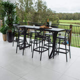 Portsea 75 Bergen - 7pce (200x65) - Outdoor Bar Set