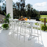 Portsea 75 Bergen - 9pce (200x65) - Outdoor Bar Set