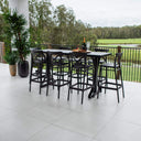 Portsea 75 Bergen - 9pce (200x65) - Outdoor Bar Set