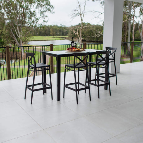 Portsea 75 Hudson - 5pce (150x80) - Outdoor Bar Set