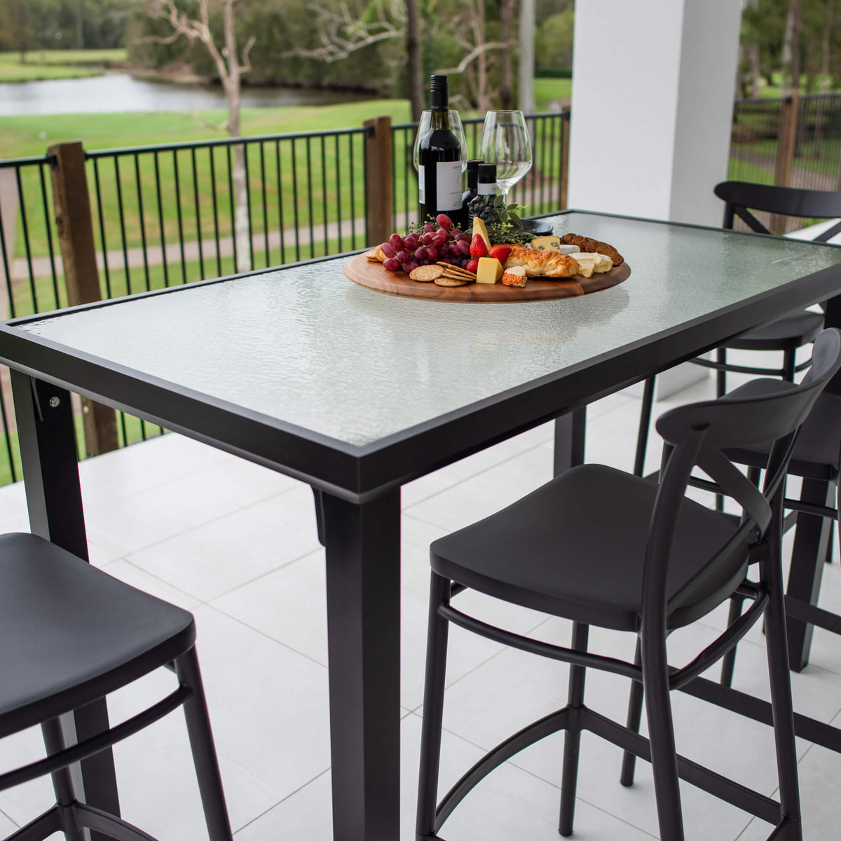 Portsea 75 Hudson - 5pce (150x80) - Outdoor Bar Set