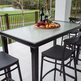 Portsea 75 Hudson - 5pce (150x80) - Outdoor Bar Set